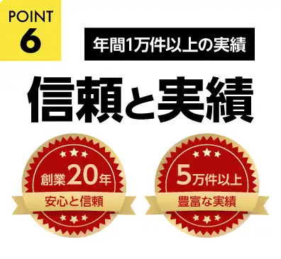 信頼と実績